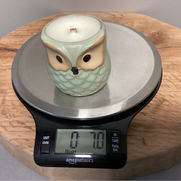 Owl Wood Wick Candle - Repurposed Planter - Gingerbread Vanilla Scent - Unique - Picture 10 of 10